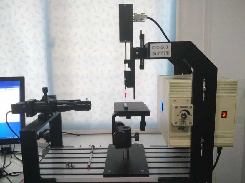 润湿角测量仪测试过程注意事项