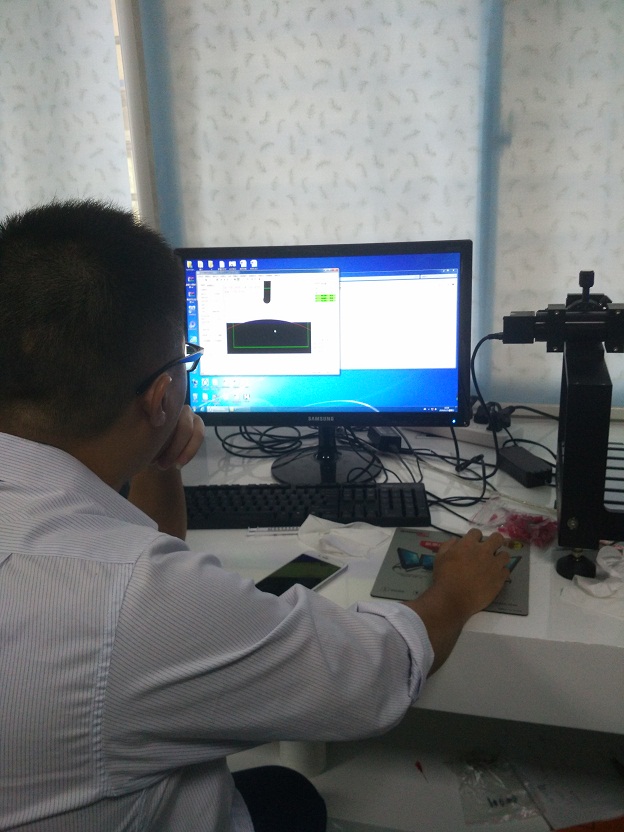 润湿角测量仪测试过程注意事项