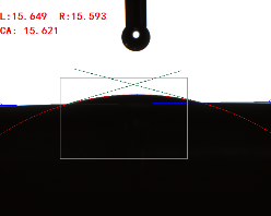 接触角测量角度 